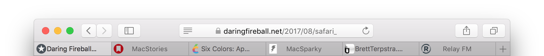 Faviconographer — Tab Favicons in Safari for Mac