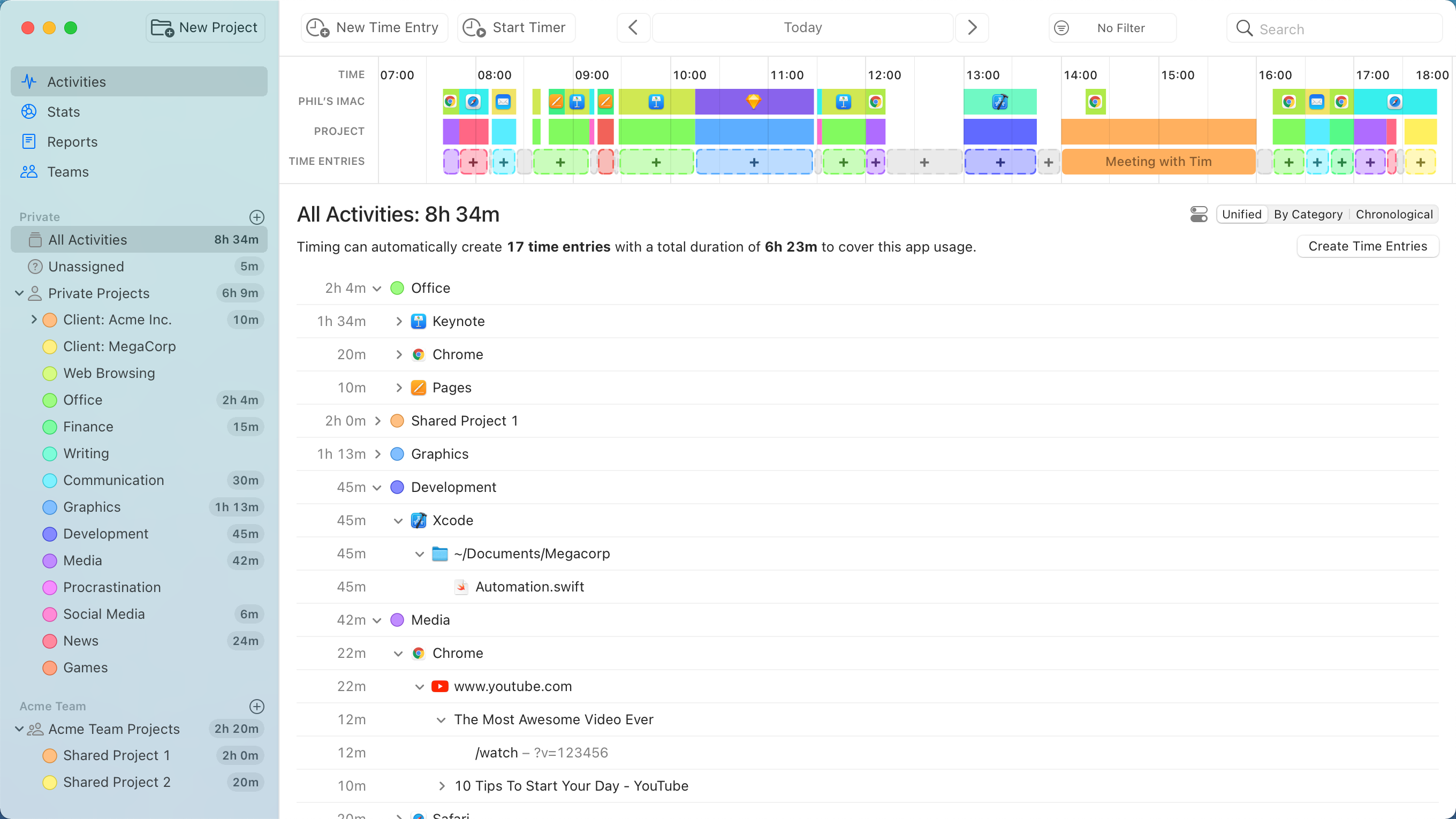 Time Trackers For Mac