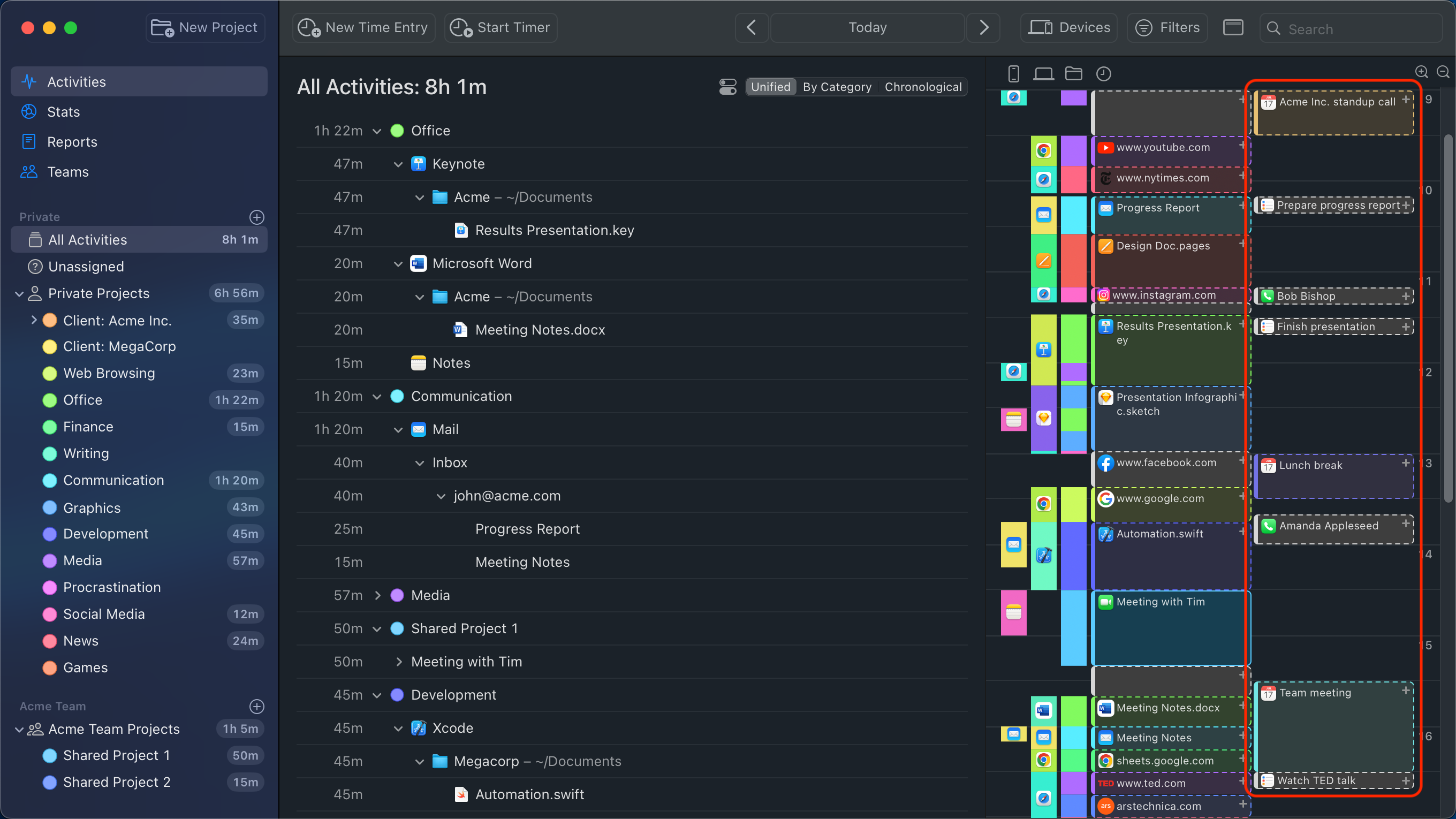 Screenshot 1 of Timing 2026.1