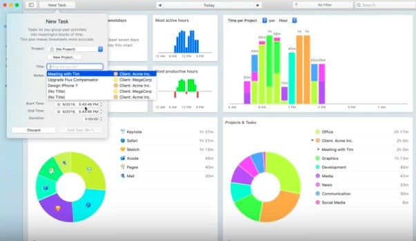 Optimize time tracking