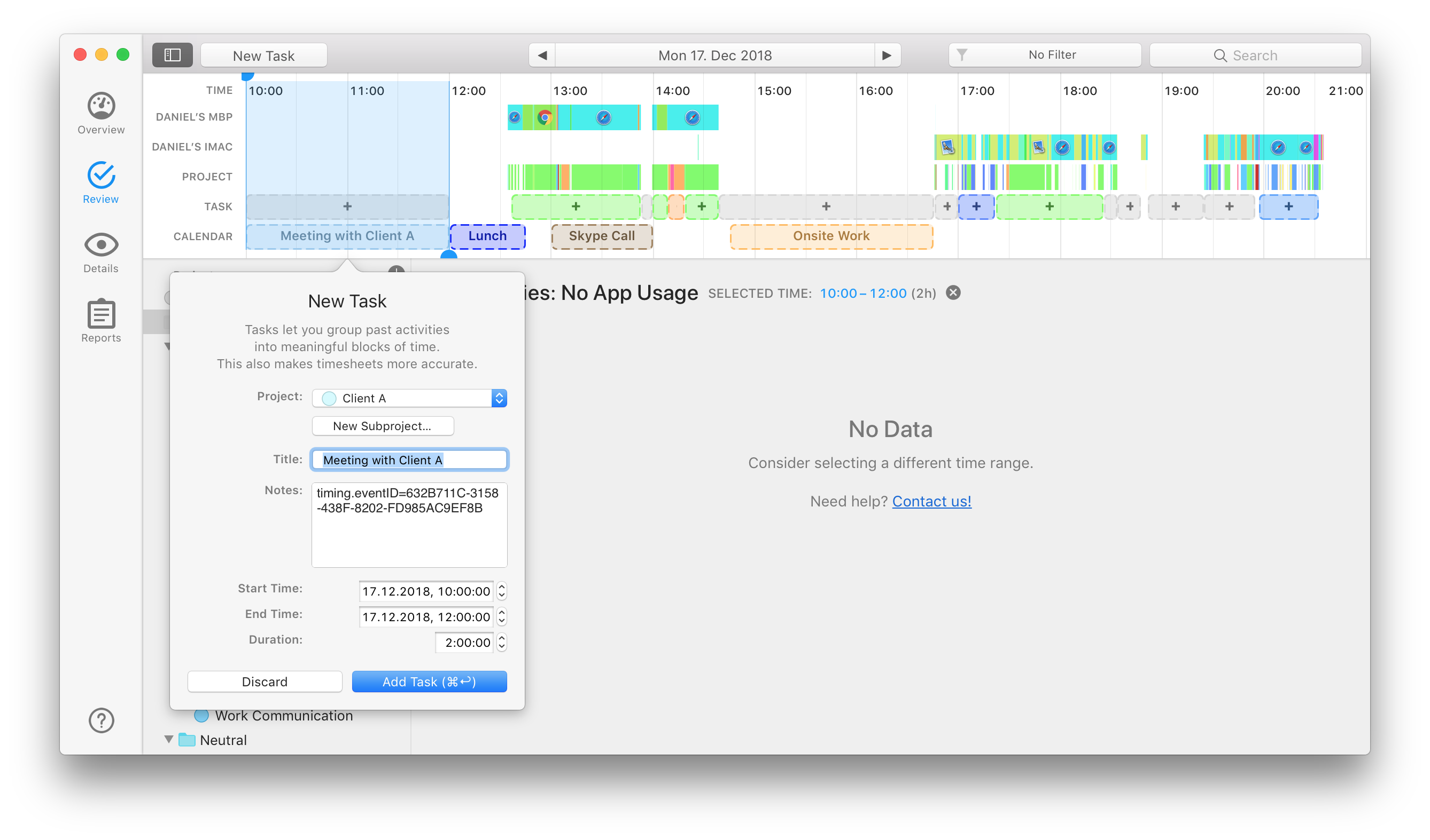 Time-tracking for editing video, audio and podcast.