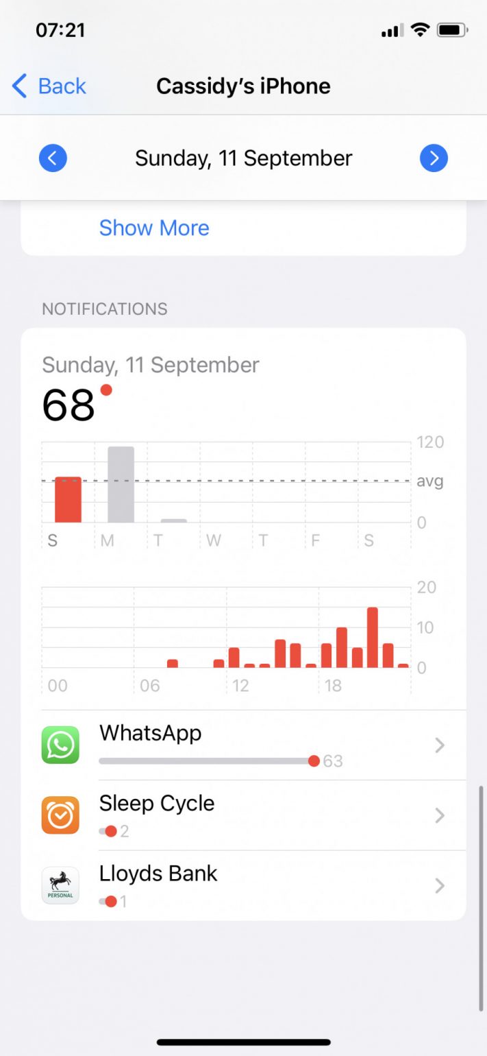 Screen Time on iPhone