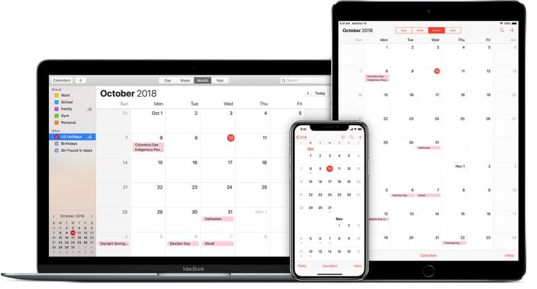 Apple Kalender auf dem Mac