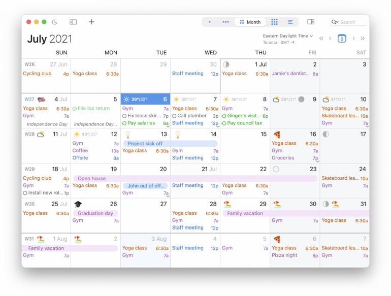 BusyCal Kalender-App