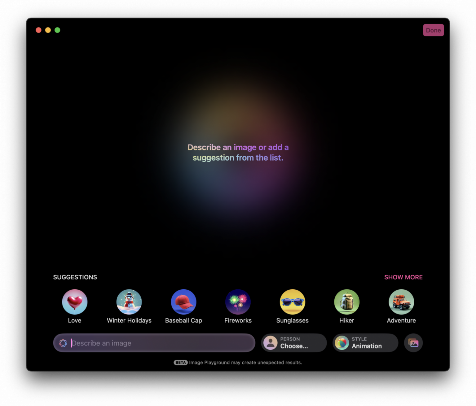 LIVE USING APPLE INTELLIGENCE WITH MAC APPS visual data 2