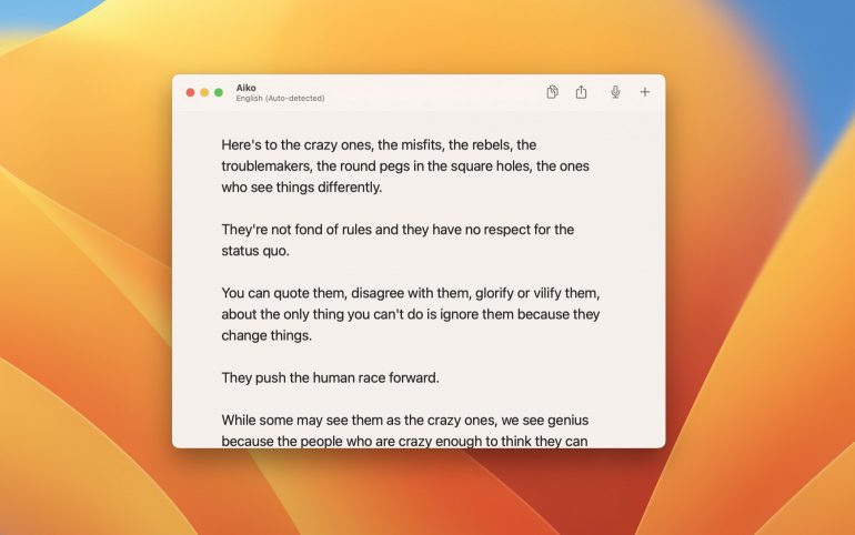 Best AI Apps for Mac_Aiko