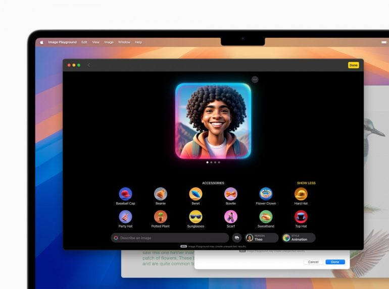 Best AI Apps for Mac_Apple Intelligence Image Playground