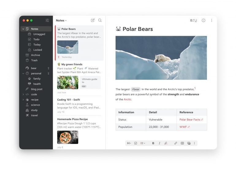 best_note_taking_apps_for_mac_bear