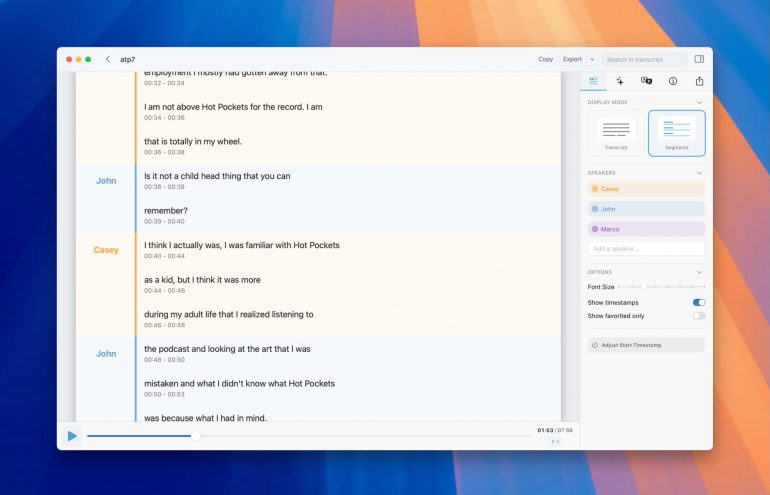 MacWhisper AI meeting note taker
