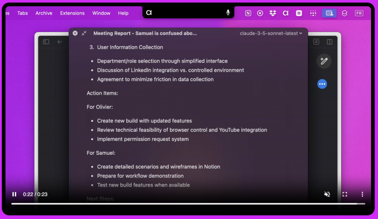 Alter AI meeting note taker