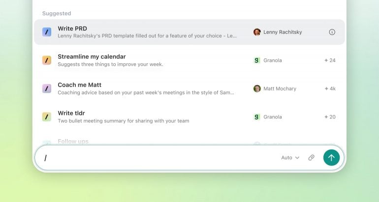 Granola AI meeting note taker