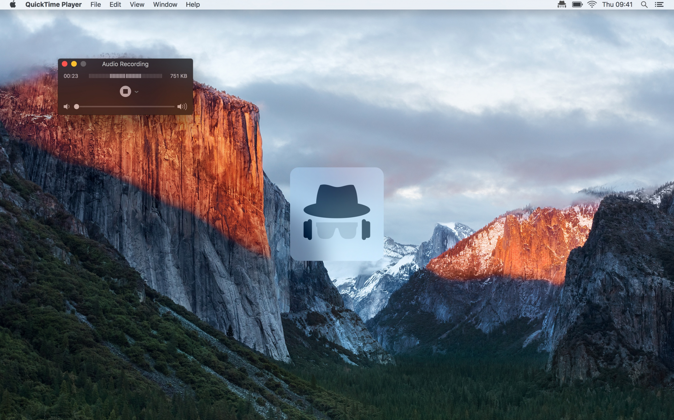 Micro Snitch menu bar app