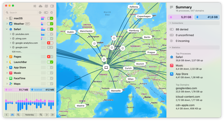 Little Snitch menu bar app